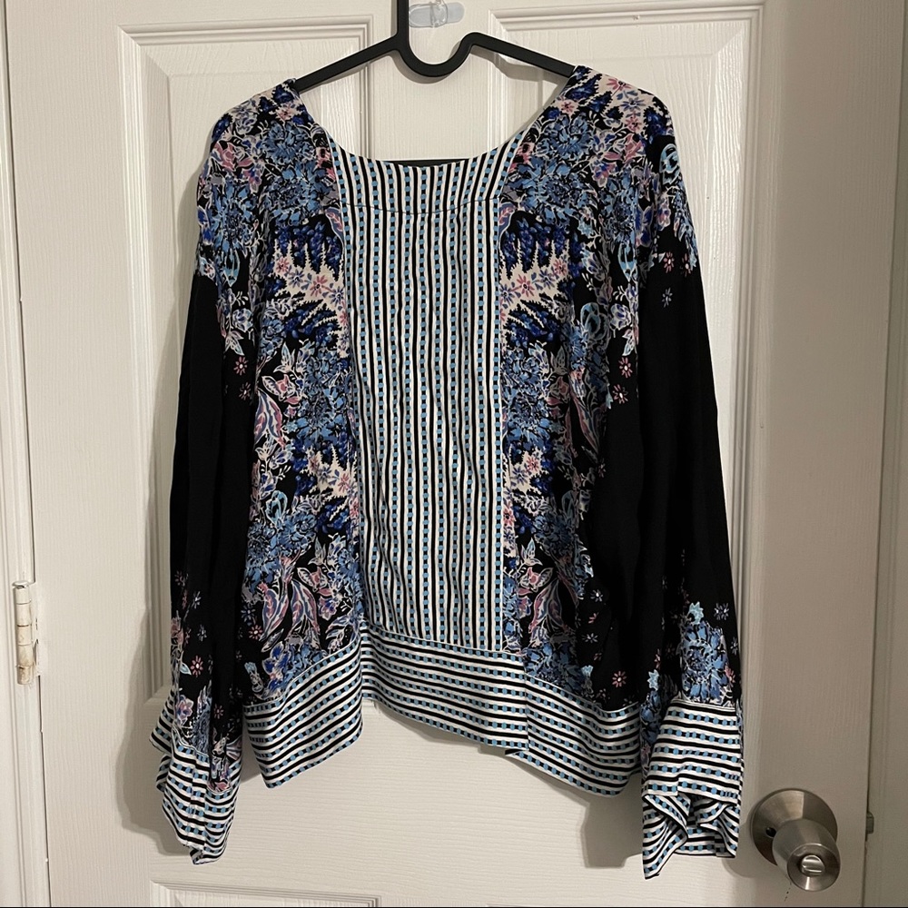 NWT FP Floral Mixed Print Boho Crop Top - Picture 8 of 11